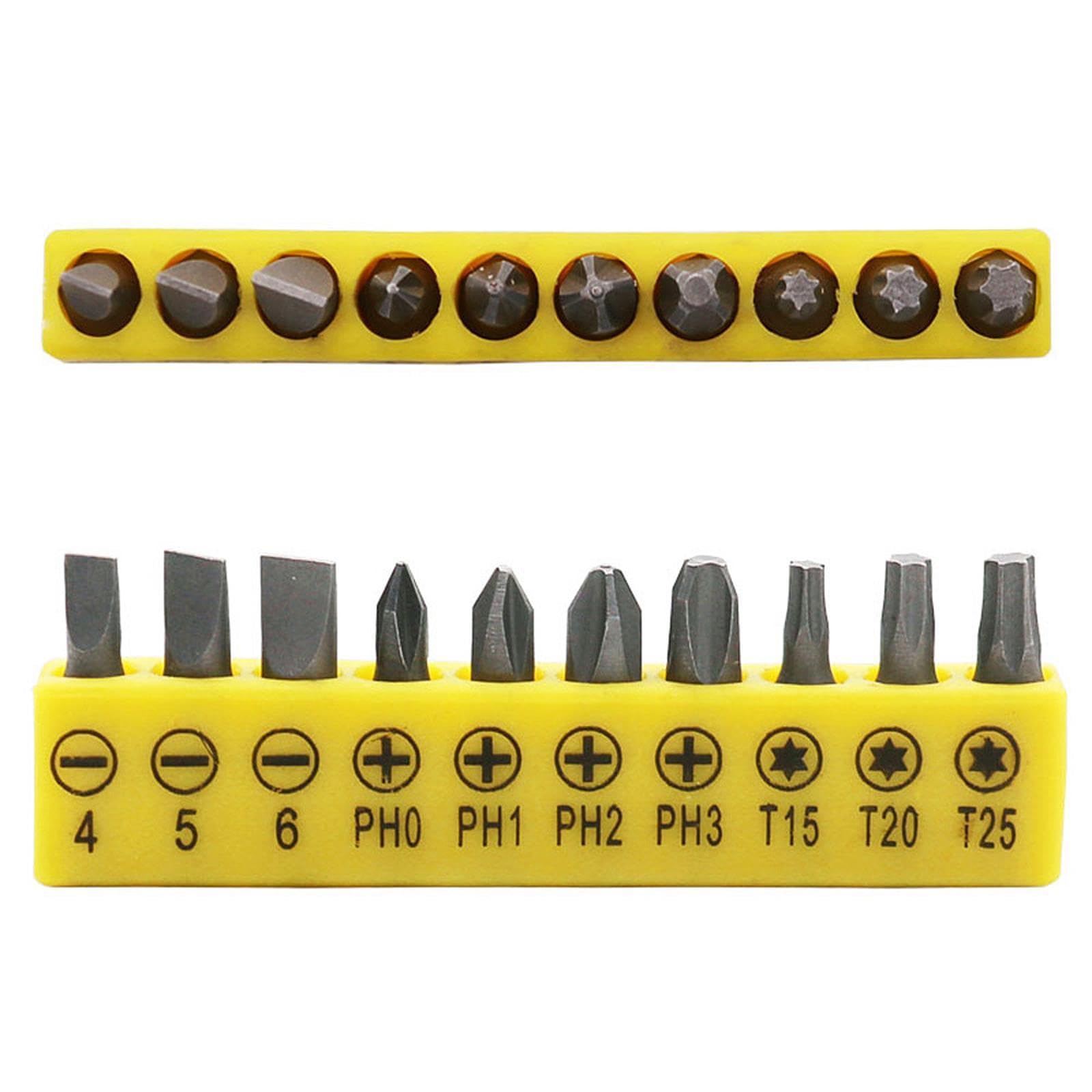 predolo Set Pezzi Cacciavite a Bussola Esagonale Doppia Testa Da 1/4 Pollice con Manico Gomma Antiscivolo per Riparazione di Elettrodomestici Elettronic, 6 pezzi