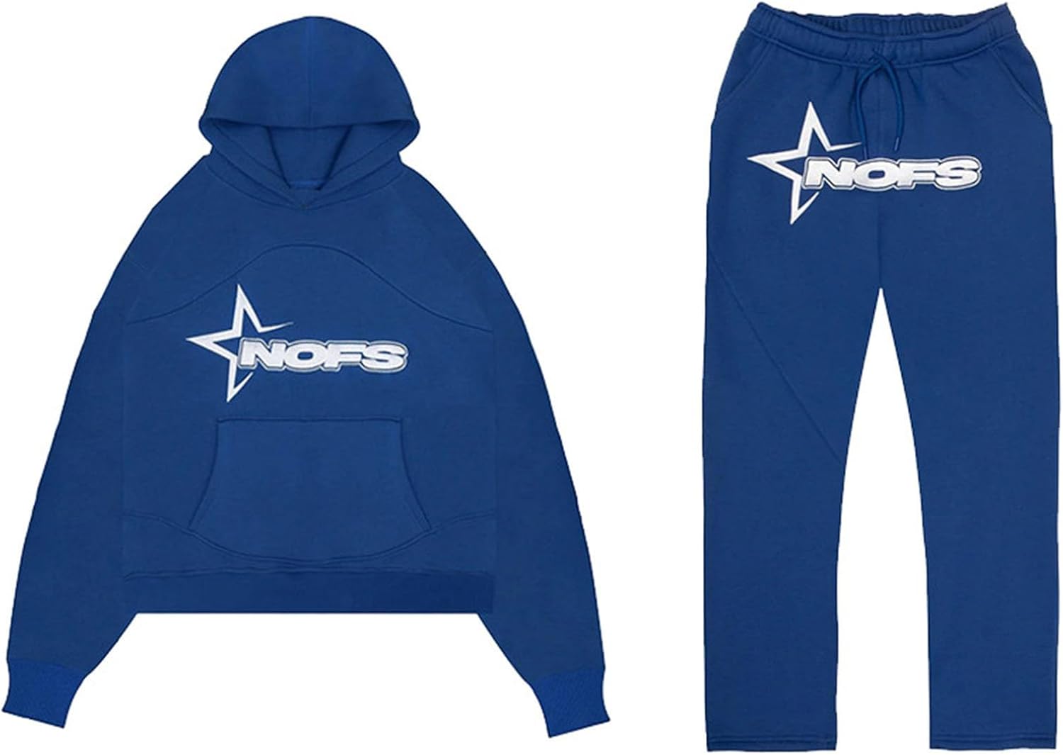 GaNtec Jogginganzug für Herren Damen Y2K Tops+Hose Corteiz Tracksuit Buchstaben Druck Lose