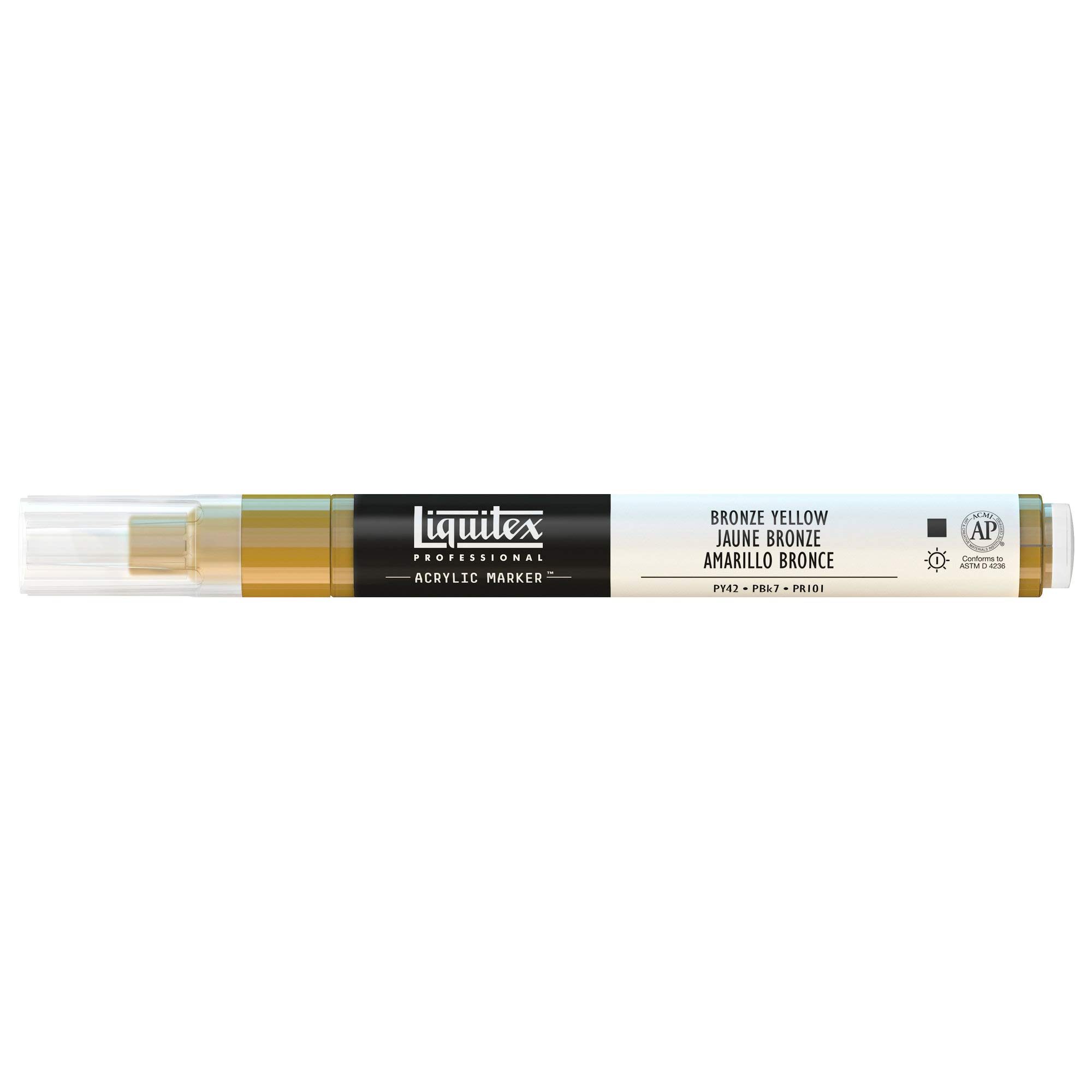 Liquitex Professional Paint Marker 2-4mm Chisel Nib Bronze Yellow Art Tool