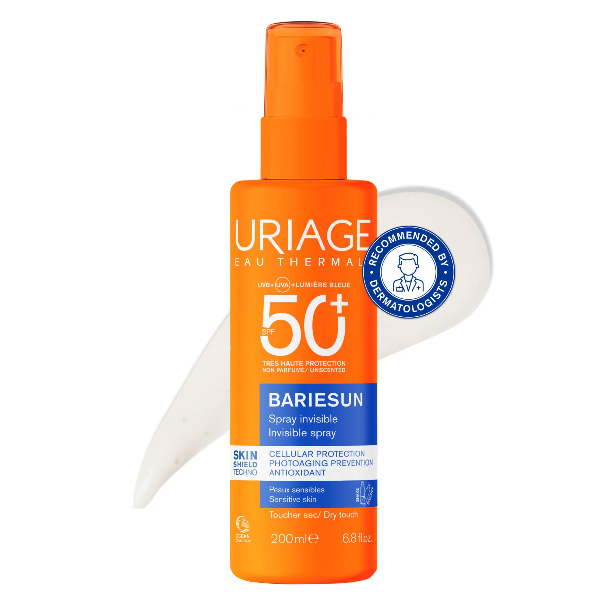 Uriage Bariesun Invisible Spray SPF50+ - Fragrance Free - 200ml