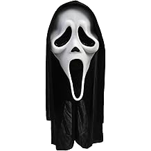 Adult Scream Mask | Classic Ghost Face Slasher, Horror Movie Killer Costume Accessory