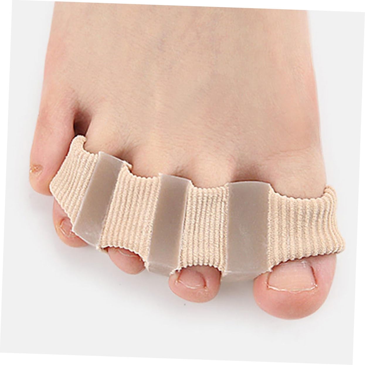 SOESFOUFU Toe Spacers for Bunions 3 Pack Toe Separator Sleeves Splint for Women Foot Care Products