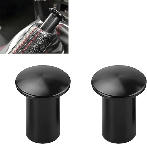 QODOLSI 2 piezas GT86 botón de deriva modificado para pomo de giro de automóvil, accesorios de metal duraderos para manija de freno de vehículo,