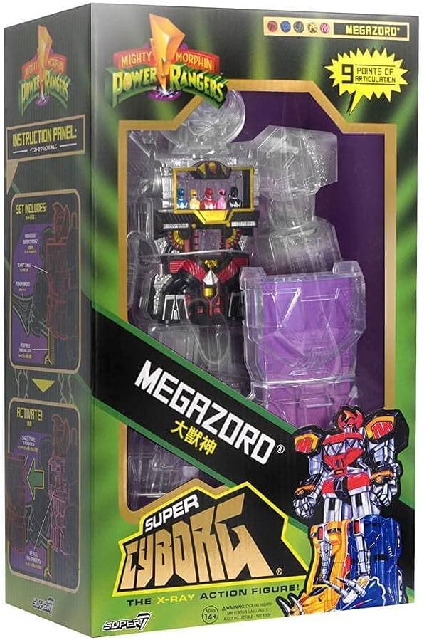 Super7 Power Rangers Megazord Super Cyborg (Transparente)