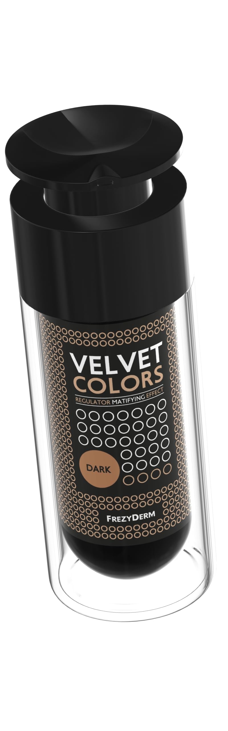 Frezyderm Velvet Colors Matowy Makijaż - Ciemny podkład, 30ml I naturalne matowe wykończenie, ukrywa imimperfekcję, zmarszczki, cienie, na trądzik, skórę tłustą i wrażliwą
