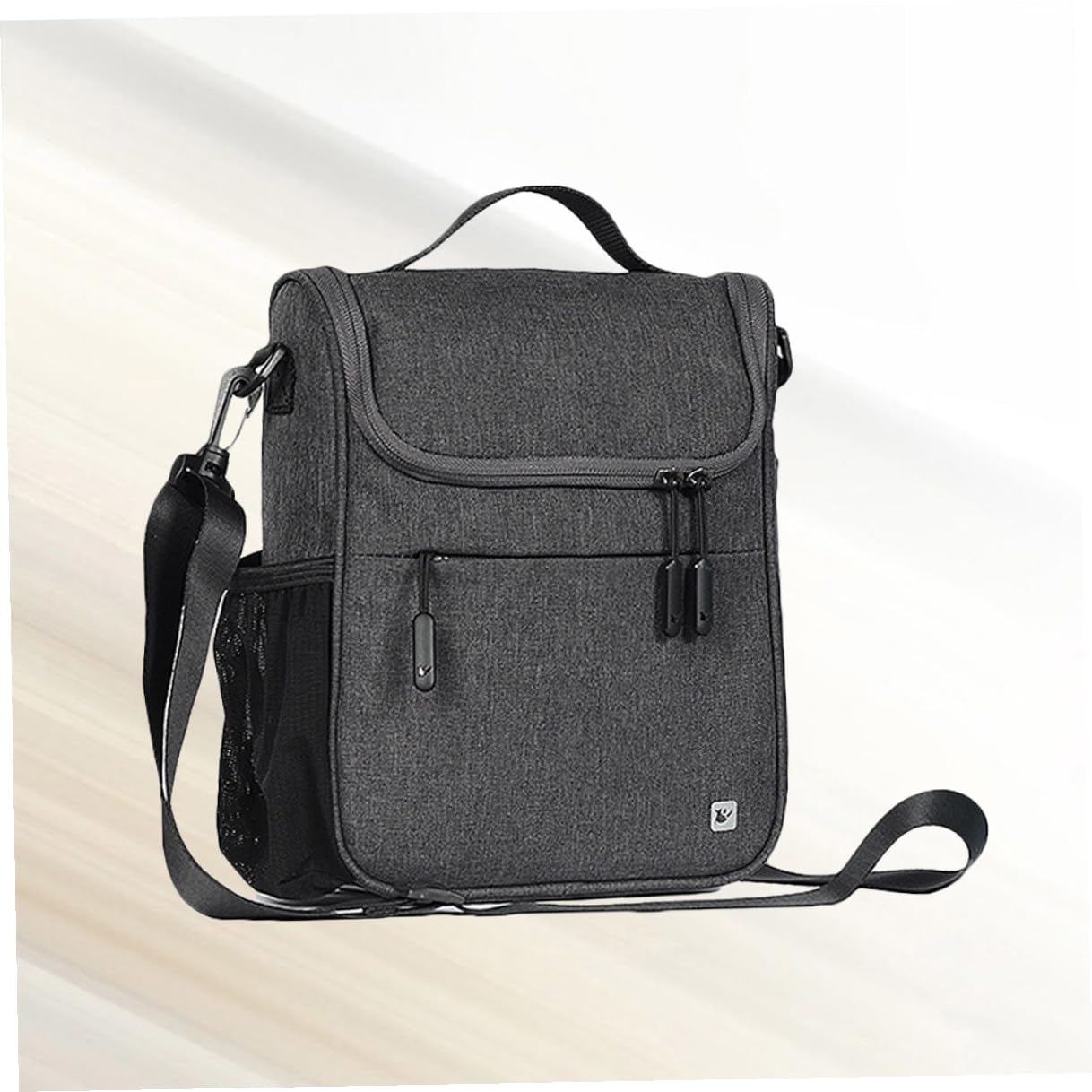 ABOOFAN Borsa da Manubrio Bici 5l Multifunzione in Poliestere | Aggancio Rapido, Chiusura a Scatto Inclusa, per Ciclismo e Uso su Bici Elettrica Stile Casuale