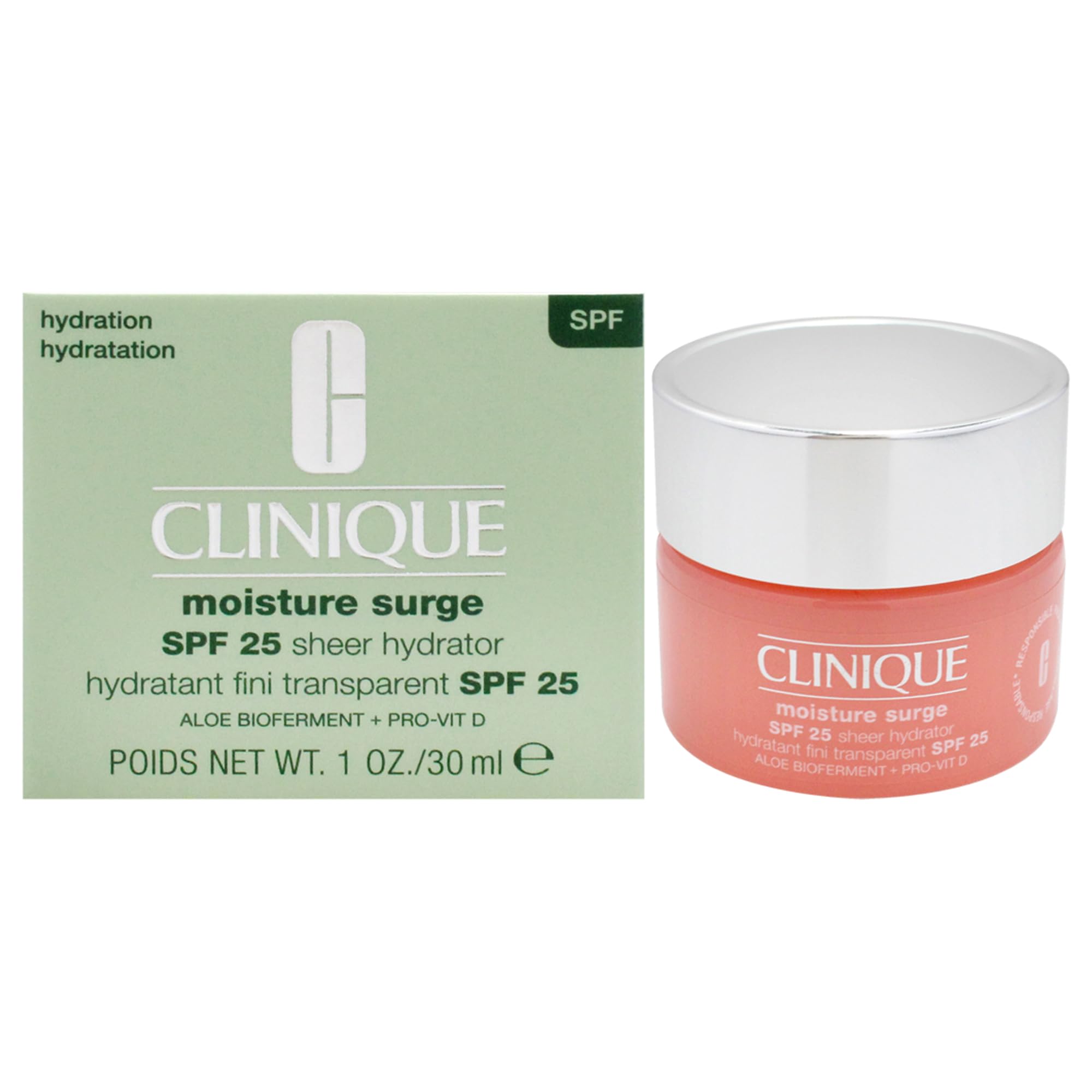 Clinique Moisture Surge SPF 25 Sheer Hydrator Face Moisturiser