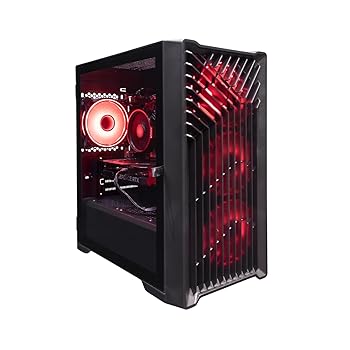 CyberpowerPC Wyvern Gaming PC Intel Core i5-10400F, Nvidia RTX 3050, Black