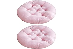 Premium Ergonomic Memory Foam Kitchen Round Table Chairs Set of 4