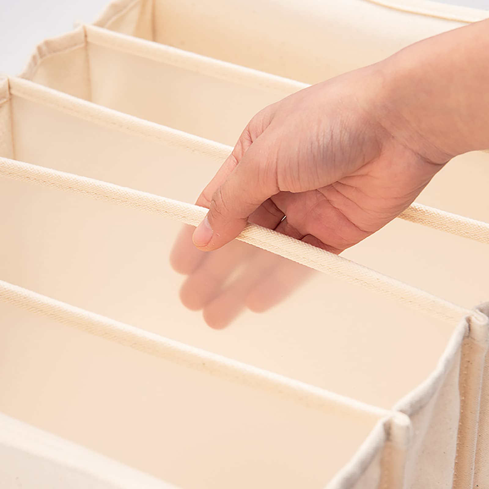 Aufbewahrungsboxen für Socken und Unterwäsche Schubladen Organizer Drawer Dividers Baumwolle BH Finishing Box Faltbox Waschbare