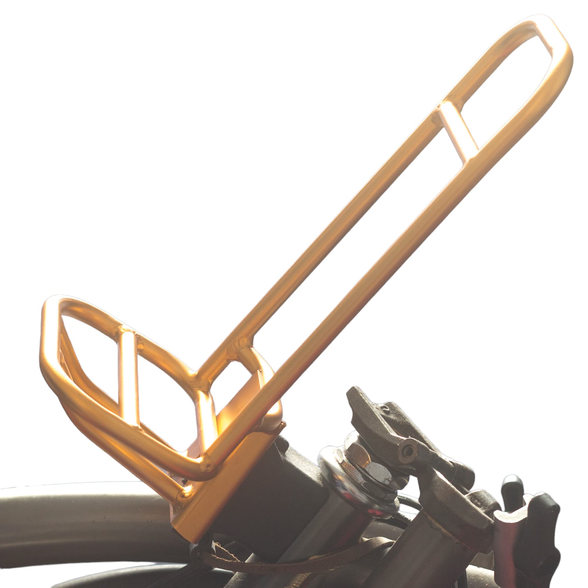 Aluminium Front Rack for Brompton Folding Bike Gold