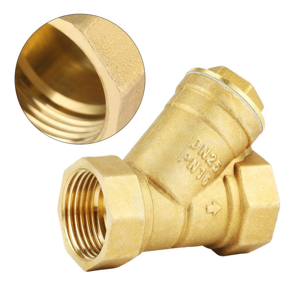 Connettore filettato femmina da 1 "BSPP con filtro in ottone con filtro a valvola