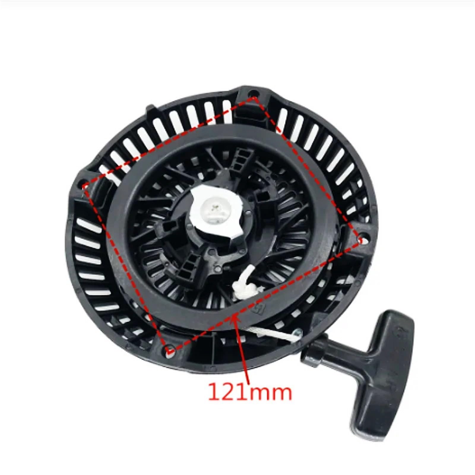 Arranque de Retroceso Taza de Cubierta de plástico de Arranque EX27 for Robin Subaru EX27 EX30 9HP 265CC Motor de Arranque por Cuerda, Resorte de rebobinado, Garra de Mango de Cuerda