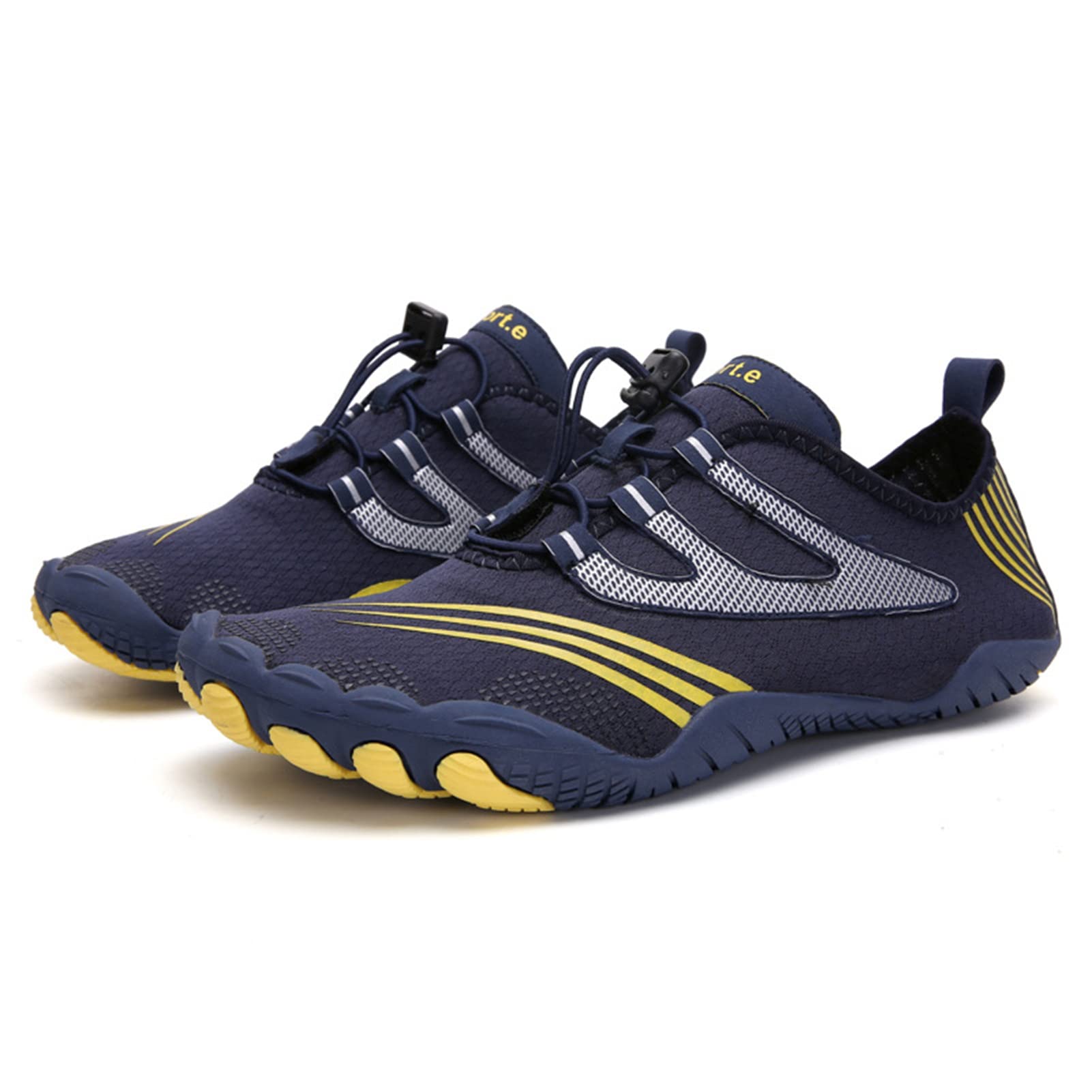 Zapatos Acuáticos Hombres Y Mujeres Sudan Descalzos, Bucean En La Playa, Nadan, Surfean Y Caminan Yoga En El Agua.(47 EU, Blue)