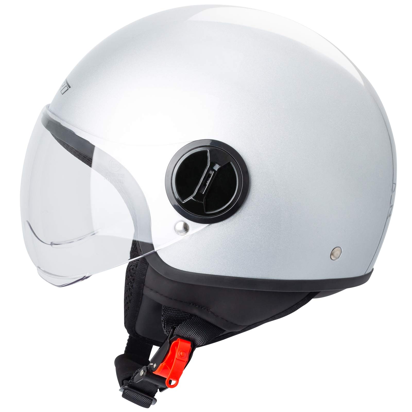 Motorradhelm Motorrad Roller Jet Helm Demi Avio Viser Homologiert SonicMoto