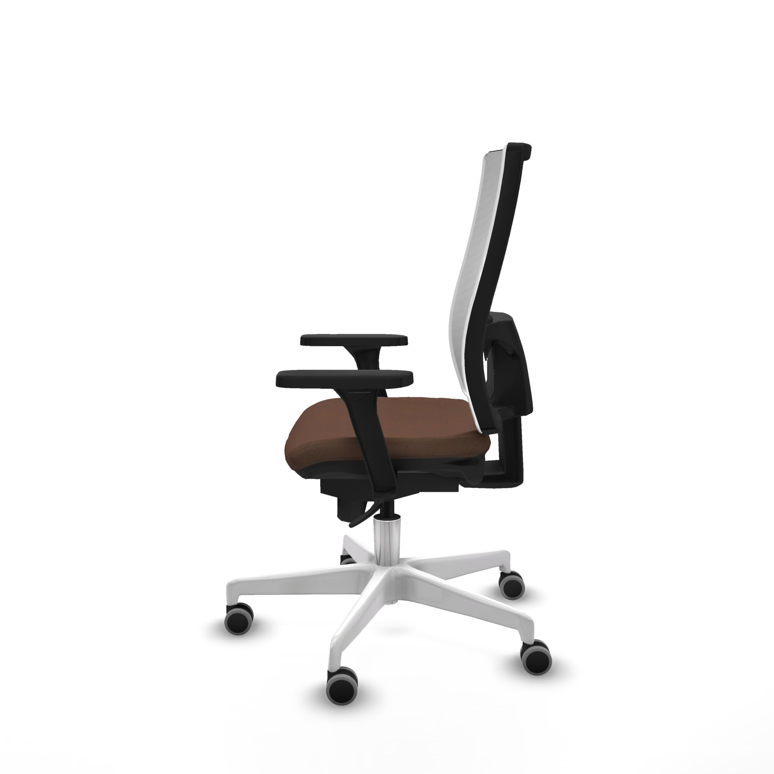 Piqueras y Crespo - Silla de Escritorio Acolchada Hornas con Brazos 3D, Mecanismo sincro 5 Posiciones, Respaldo Regulable y Apoyo Lumbar 1D, Ideal para Oficina.
