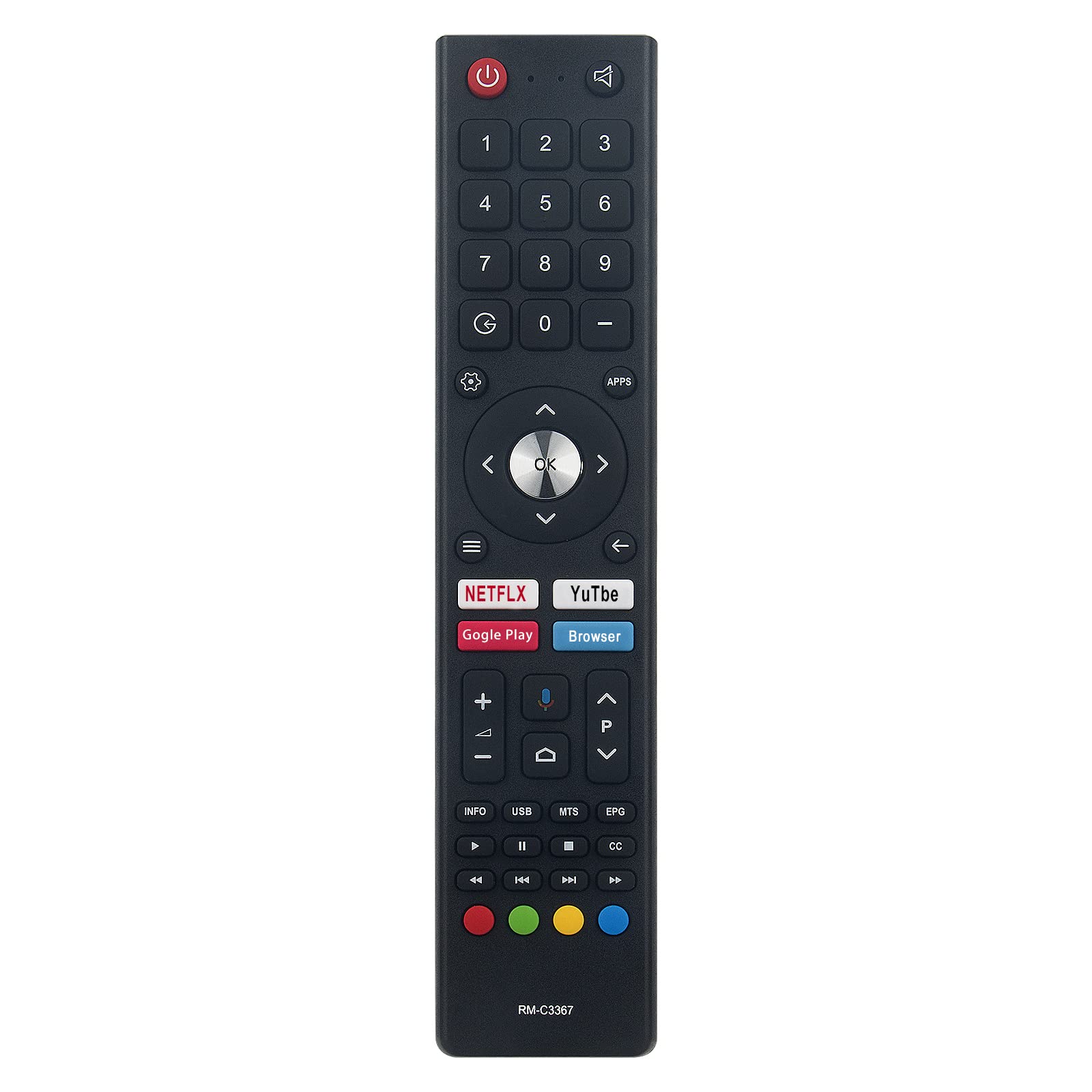 New RM-C3367 Remote Control Replacement - Image 2