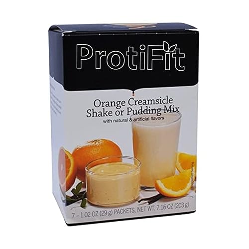Proti Max por Bariatrix Nutrición Naranja Creamsicle Shake Or Pudding Mix para pérdida de peso Supresor de hambre 0.53oz de proteína 100