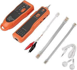 Delaman Cable Tracker LAN Network Cable Tester RJ11 RJ45 Line Finder Wire Tracker for Cable Collation find target wires.