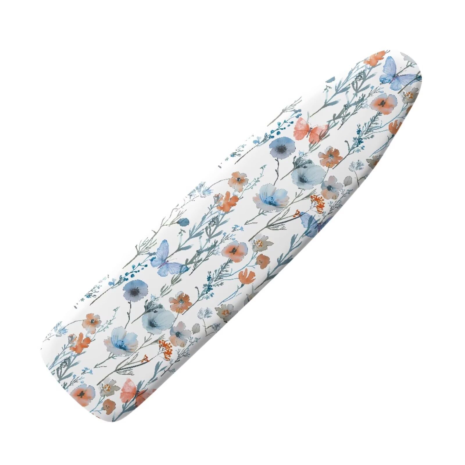 Ironing Board Cover, Standard Size 15x54, Poppy Art Print, Elastic Edge, Resist Scorching, Adjustable Fastener, Fashion Iron Board Covers