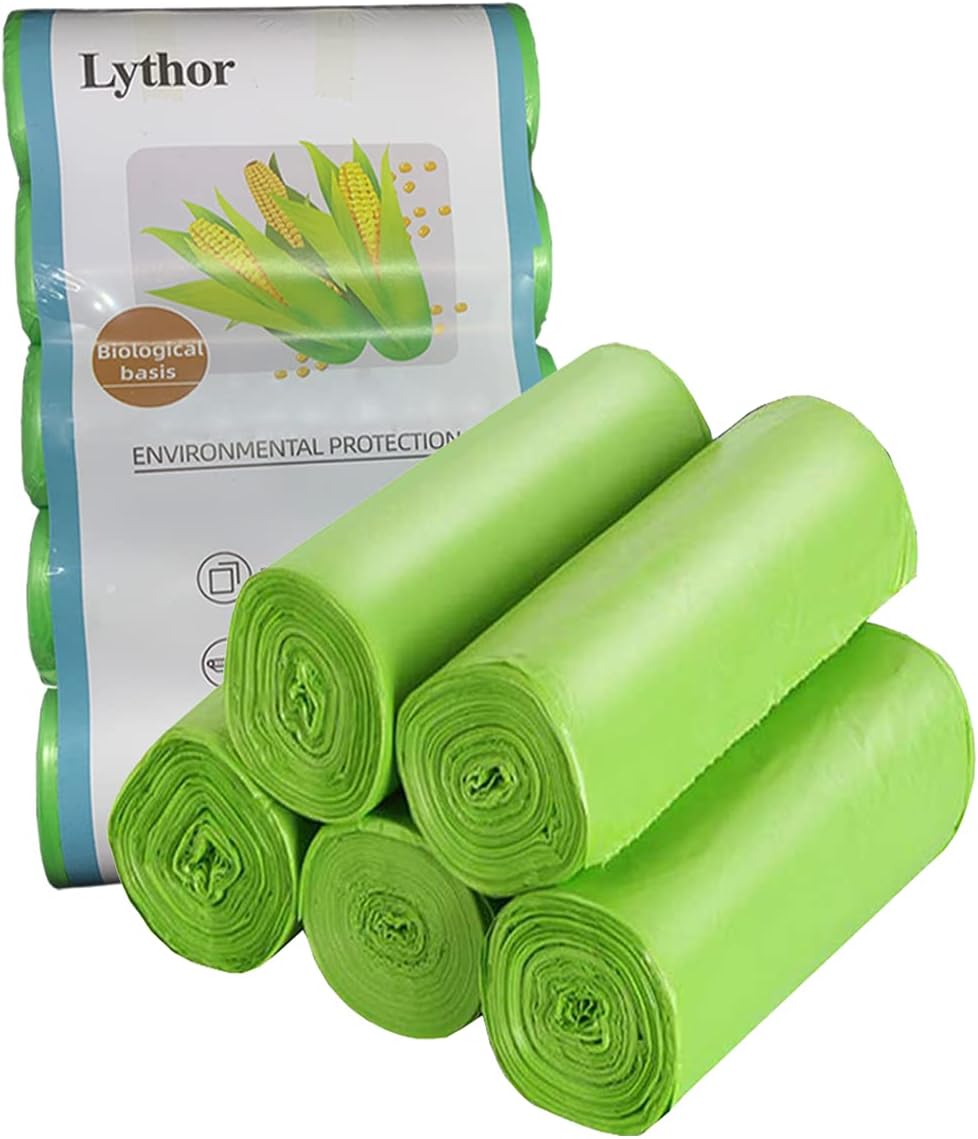 Compostable Trash Bags, 1.2 Gallon Small Disposable Compost Bags 150