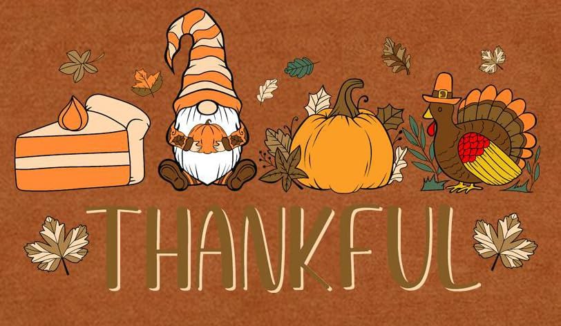 Thanksgiving Shirt for Women Thankful T-Shirt Funny Cake Gnome Pumpkin Turkey Tee Tops Cute Fall Shirt - Image 5