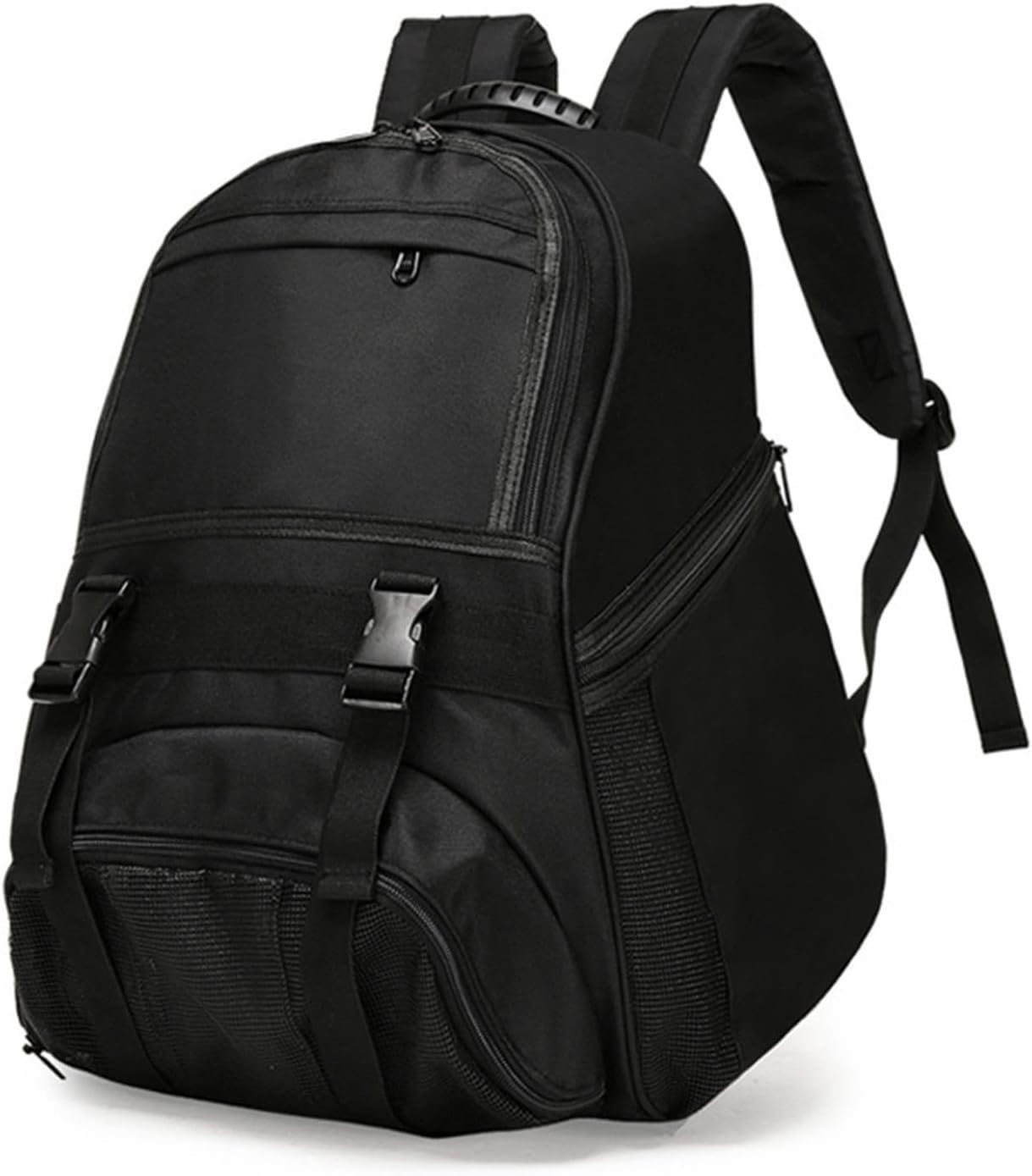 Basketball Carrying Backpack, Sport Game Ball Bag, Oxford Cloth Adjustable Shoulder Straps, Backpack Football Carry Bag for Football, Rugby Ball