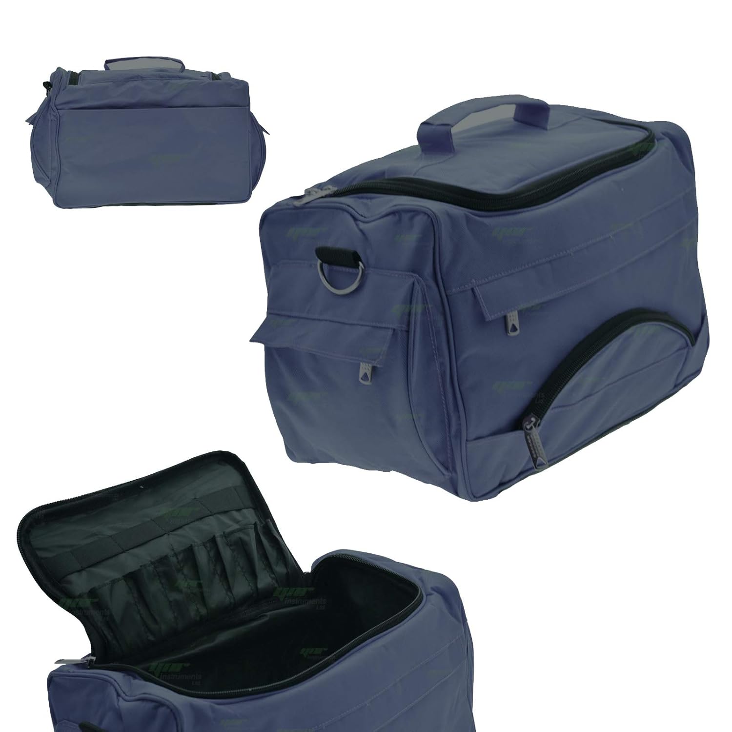 YNR Barber Scissor Case Salon Hairdressing Bag Styling Storage Hair Cutting Bag Carry Case Hairdressing Portable Case Hairstyling Tools Storage Toolkit Comb Scissors Clip Tools Bag (Dark Blue)