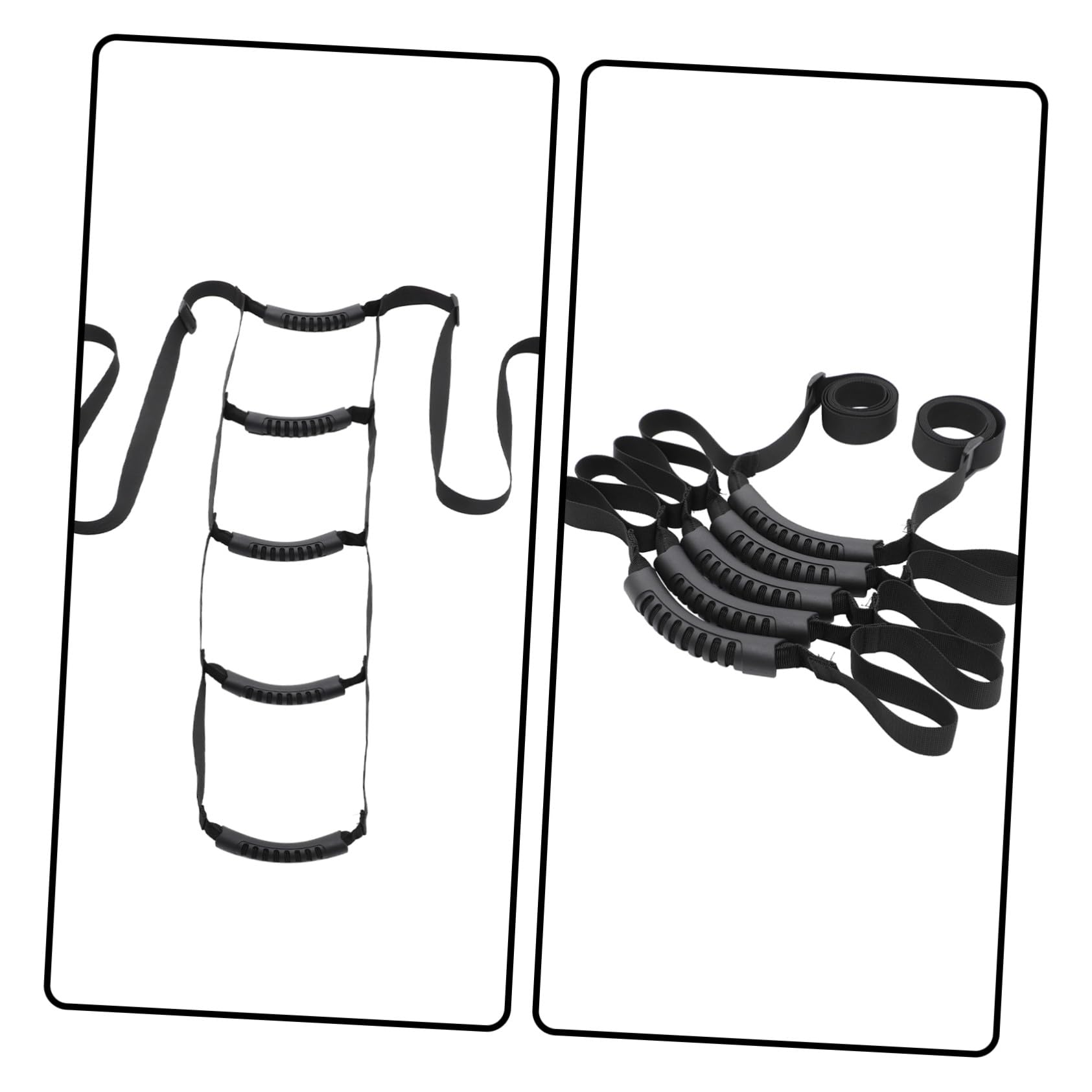 Ipetboom Scaletta da Letto Regolabile Maniglia Comoda per Anziani e Disabili, Cinghia in Nylon ed Eva Facile da Installare, per L'uso a Letto