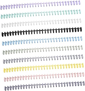 VILLCASE 10 Peças Anel De Ligação De Folhas Soltas Anéis De Livro De Folhas Soltas Mini Disco De Ligação Redonda Discos Fichários De Mini Cadernos Anéis De Fichário Removíveis Anel De