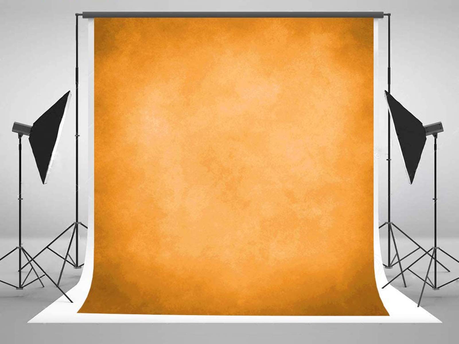 Kate Abstract Orange Photography Backdrop Yellow Solid Color Gradient Photo Backdrop Retro Photography Studio Props Microfiber Background 1.5 * 2.2m
