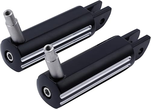 Miniatura 3 de TCT-MOTORPARTS Estriberas delanteras para conductor, reposapiés para Harley Softail Fat Bob 18 y posterior