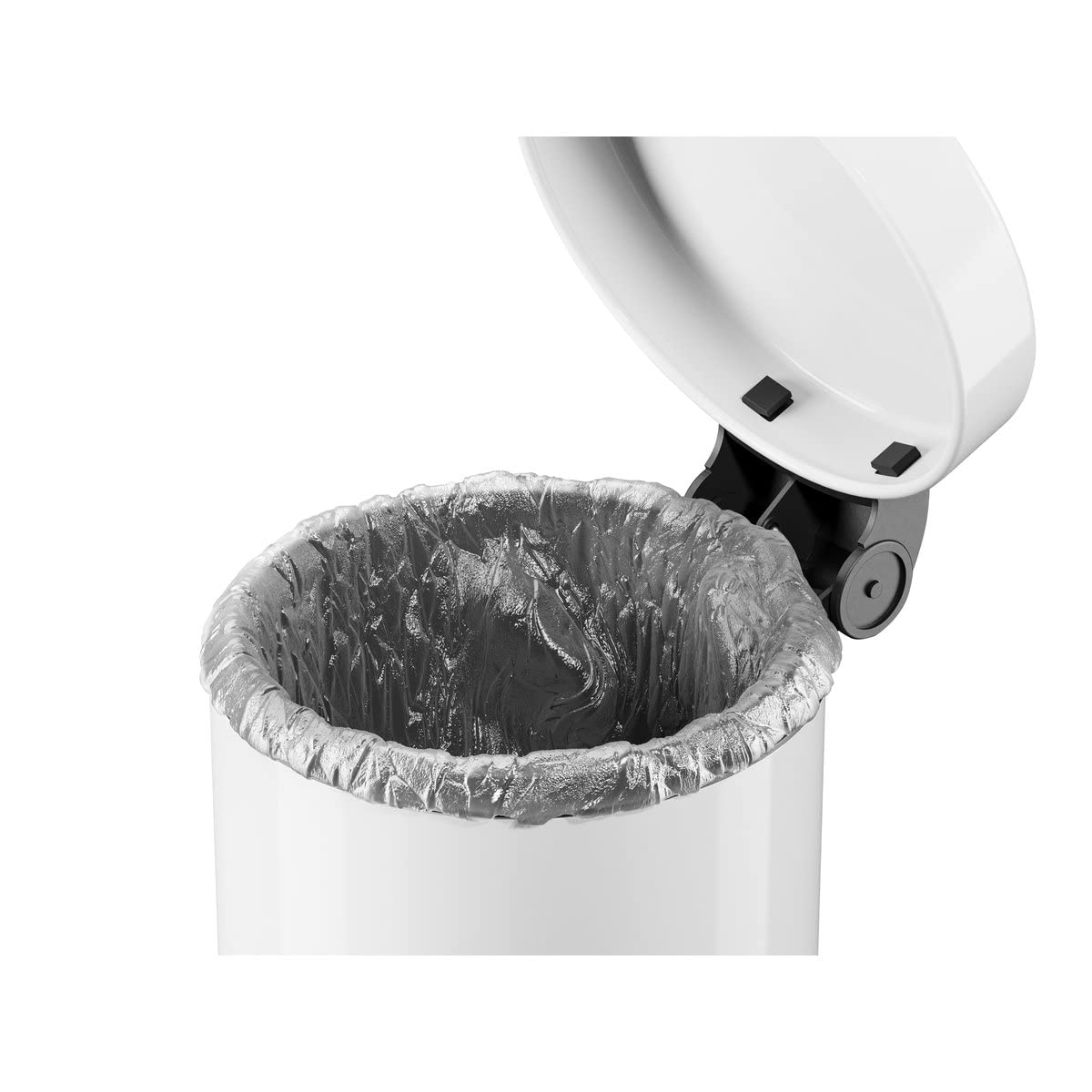 Hailo Pedal Bin - 4L White -4