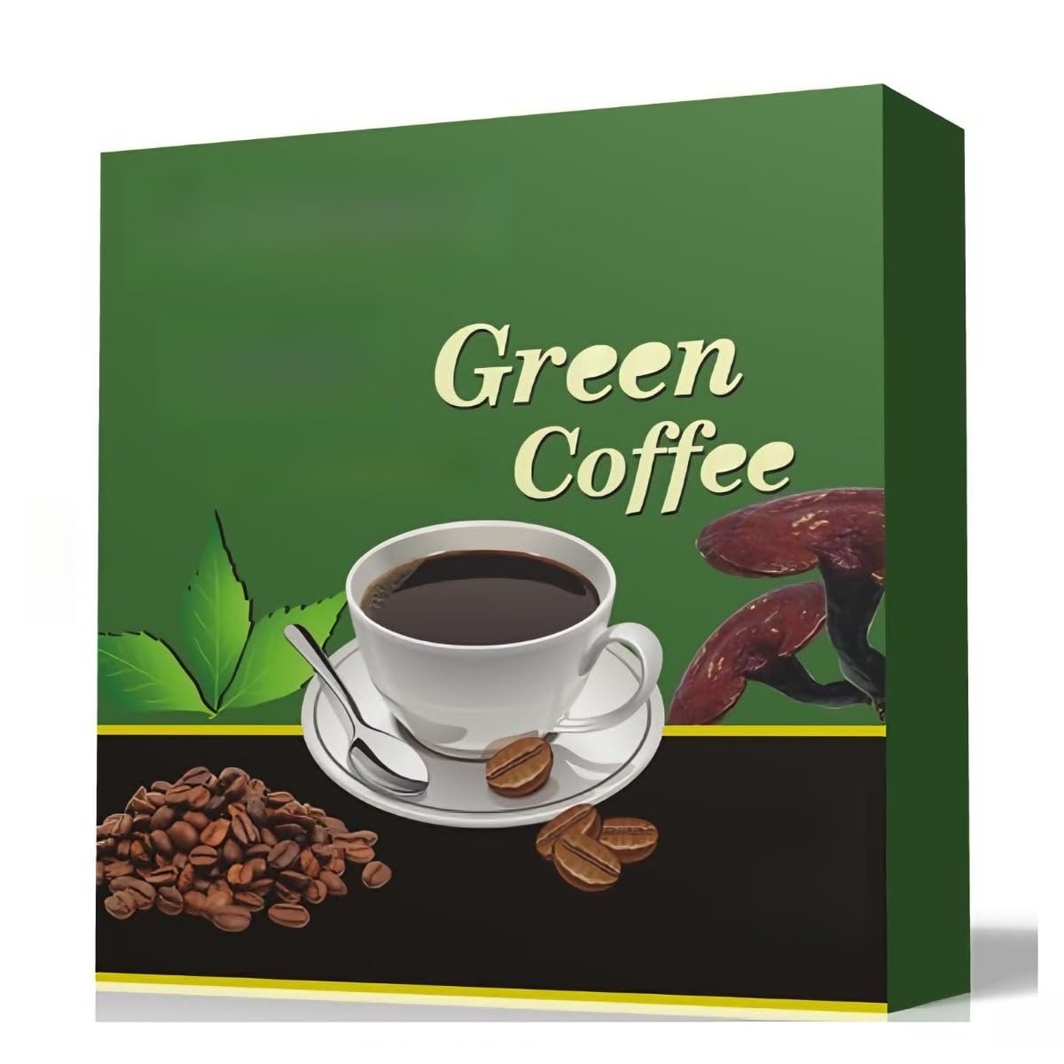 Fórmula Ganoderma‑café verde‑Nutrición vegetal dietética