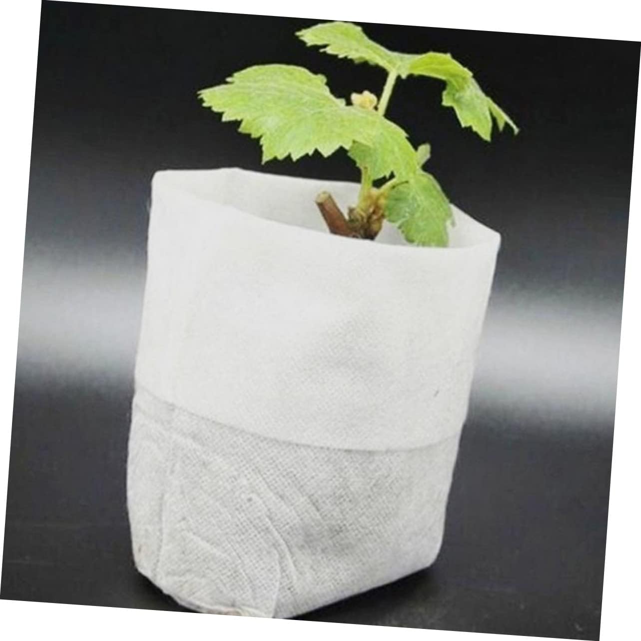 Sosoport 3sets Nursery Bags Plant Grow Bags for Garden Fabric Pots for Plants 200pcs*3