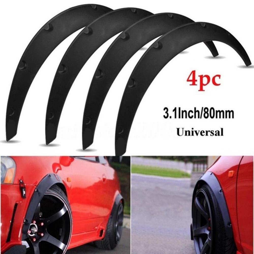 Paraspruzzi 4 Pz/set Universal Car Mud Flap Mud Flap Paraspruzzi Paraspruzzi Parafanghi Auto Flessibile Fender Flare Passaruota Protector Parafango