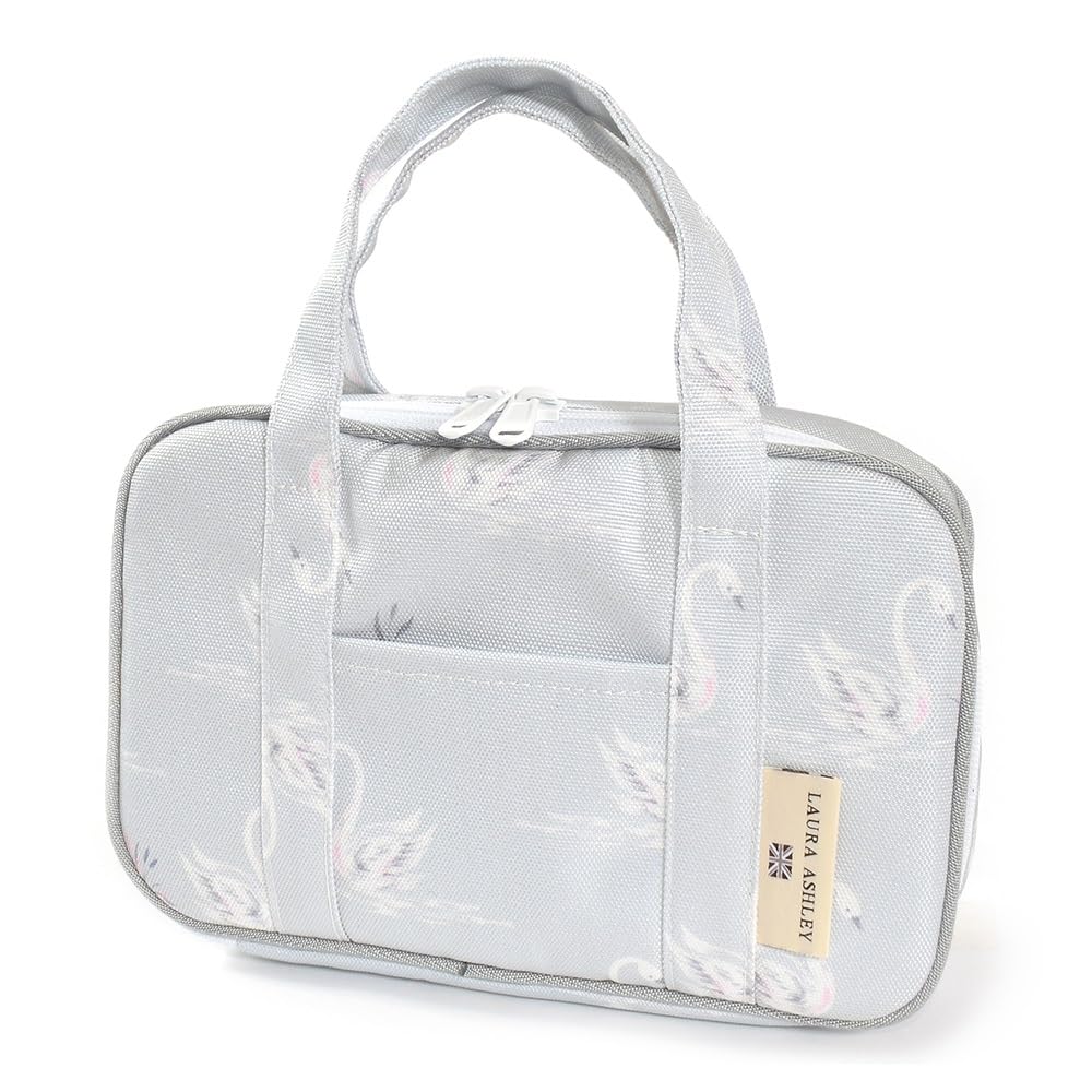 LAURA ASHLEY/COLORFUL CANDY STYLE 裁縫・ソーイングバッグ 撥水・軽量タイプ Swans はっ水 小学生 裁縫セット 裁縫道具 家庭科 学校用 女の子 NN203100-NVL ※プレゼント：糸切り・ほどきに便利なリッパー 1本