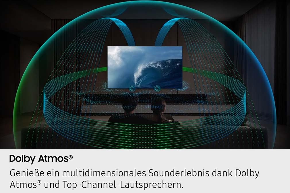 Samsung Neo QLED 4K QN85F 65 Zoll (163 cm) Mini LED Fernseher, Optimiert für Fussball, NQ4 AI Gen2 Prozessor, Quantum Matrix Plus, Dolby Atmos, Knox Security, Samsung Vision AI Smart TV