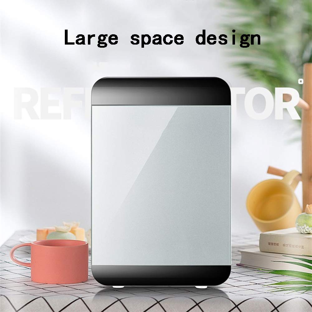 Refrigerador Compacto, Nevera Portátil Personal Mini Refrigerador Compacto Se Refresca Y Calienta, 13 litros De Capacidad Freon-Free & Eco Friendly, 220V Home Y 12V Car