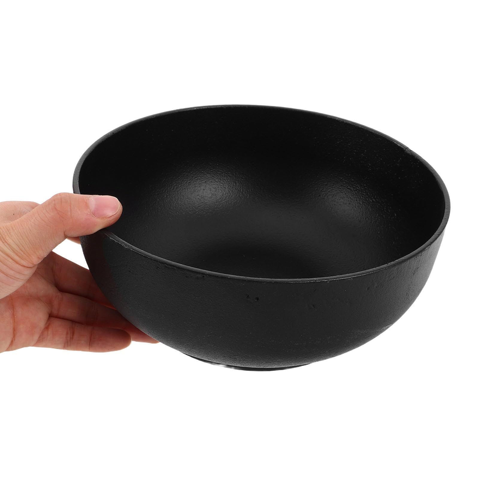 Gusseiserne Küchenschüssel 19cm Mikrowellengeeignet und Spülmaschinenfest Veganes Design für Desserts und Nudeln als Dekorative Obstschale