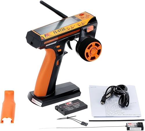 Miniatura 7 de Goolsky Flysky FS-GT3C - Transmisor y receptor LCD RC para barco de coche 24 G y 3 CH