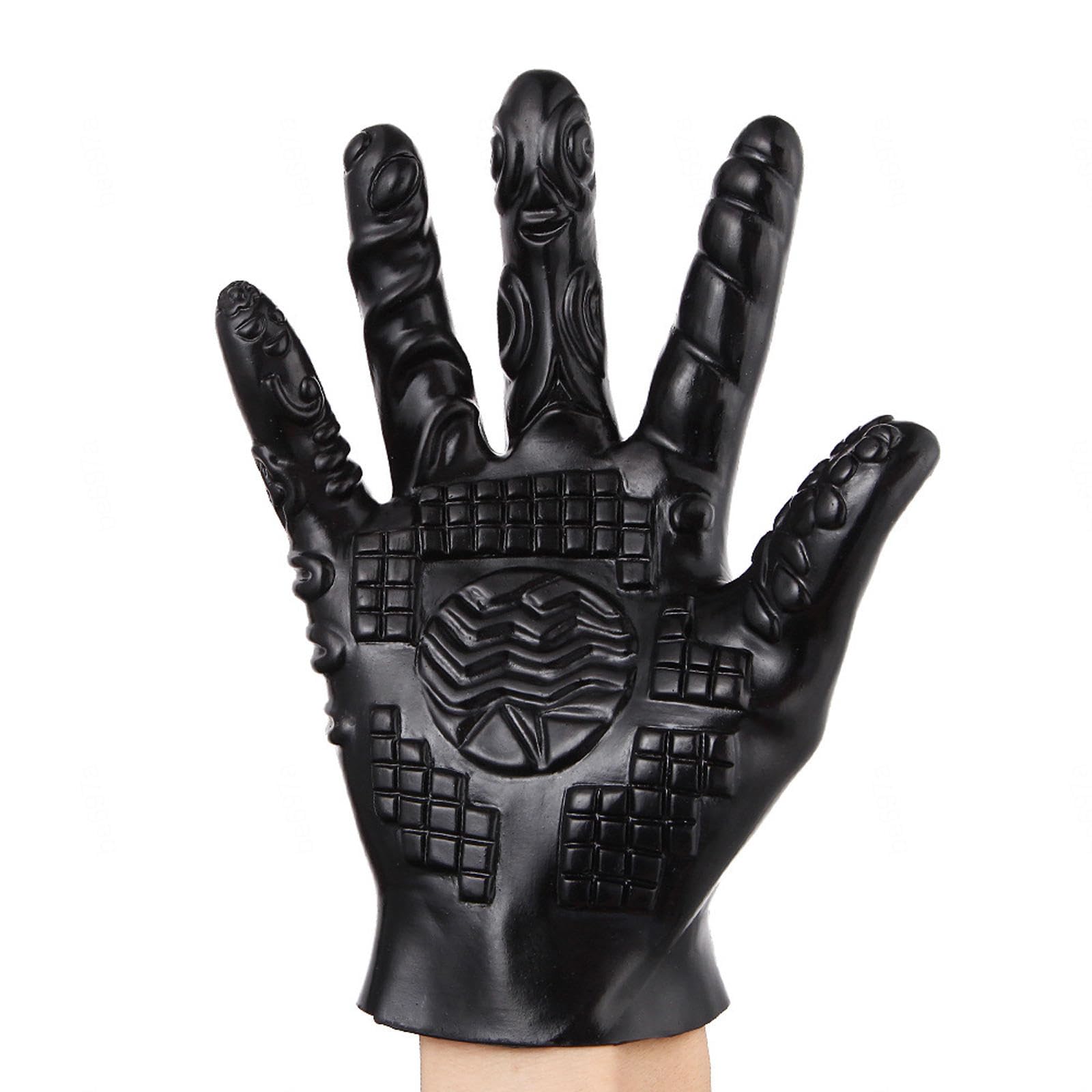 Outils de Massage pour Hommes et Femmes Gants de Massage Mitaines Ripstop Sailor Gloves,Black