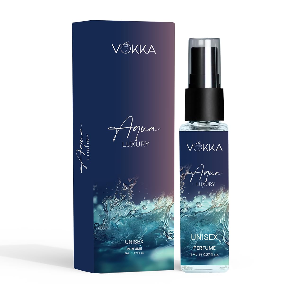 Vokka Aqua 8 ml | Unisex Luxury Long Lasting Perfume For Men And Women | Aquatic Scent Eau De Parfum| EDP Fragrance for Gift | Notes: Aqua Woody Musky-image-31