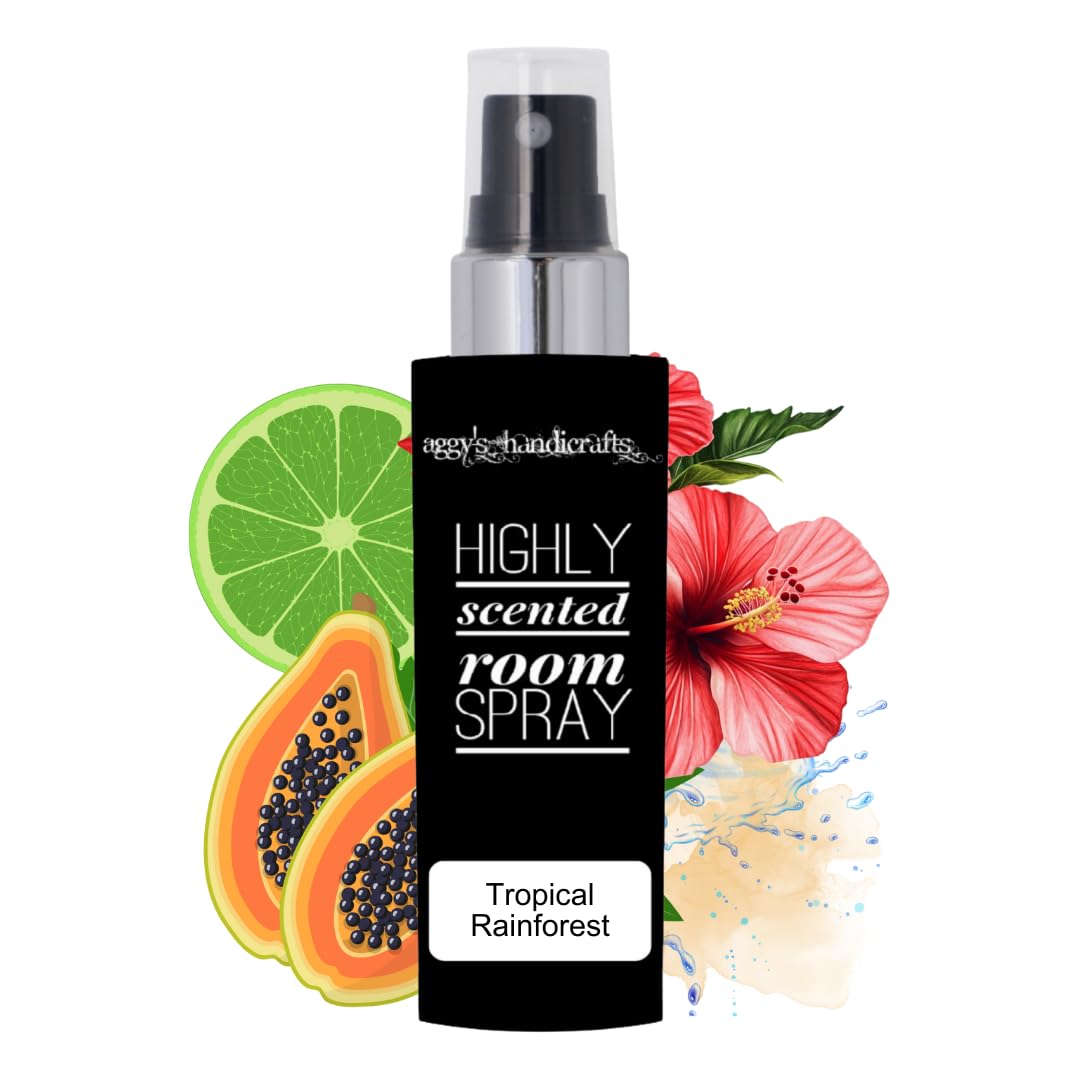 TROPICAL RAINFOREST Handmade Highly Scented Room Spray Mist Air Freshener for Home