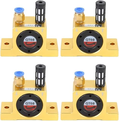 4pcs 18" vibradores neumáticos industriales GT-08 de la turbina con el silenciador con el conector