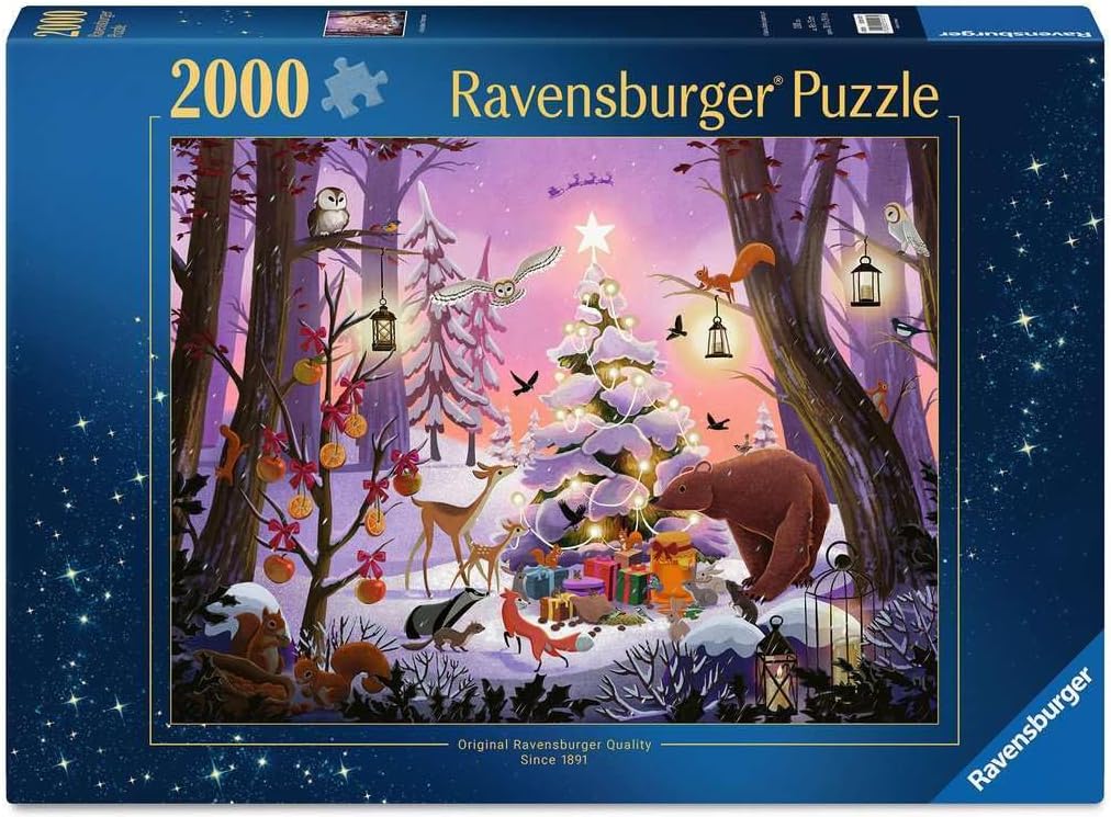 Ravensburger Christmas in The Woods 2000 Piece Puzzle for Adults