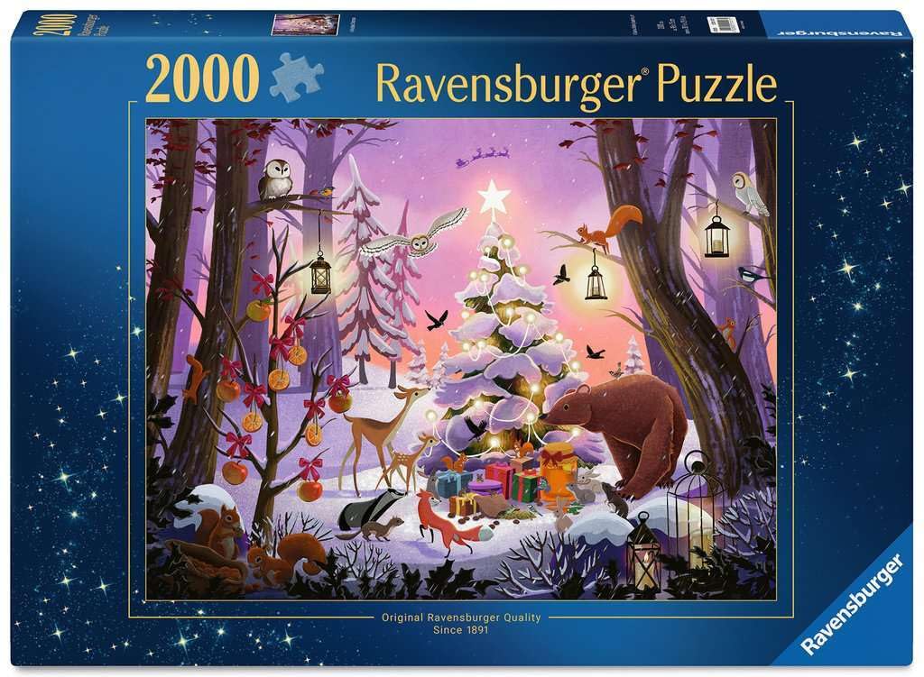 Ravensburger Adult Puzzle 2000 Pieces - Christmas in The Woods