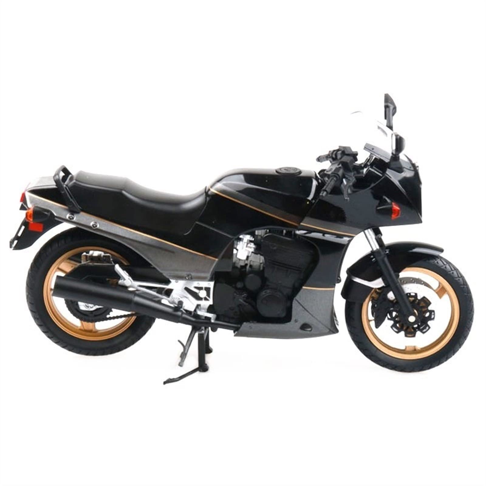 SEYXF Motorbike Toy for Kawasaki GPZ 900R Motorcycle Birthday Gift Toys Collection 1/12(Black- Silver)