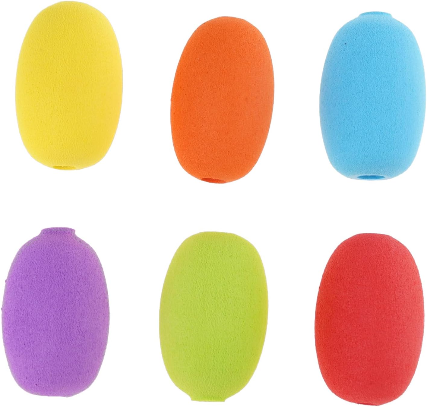 6Pcs Ergonomic Handwriting Aid Comfortable Sponge Pen Grip for Drawing Writing Sketching Foam Pencil Holder