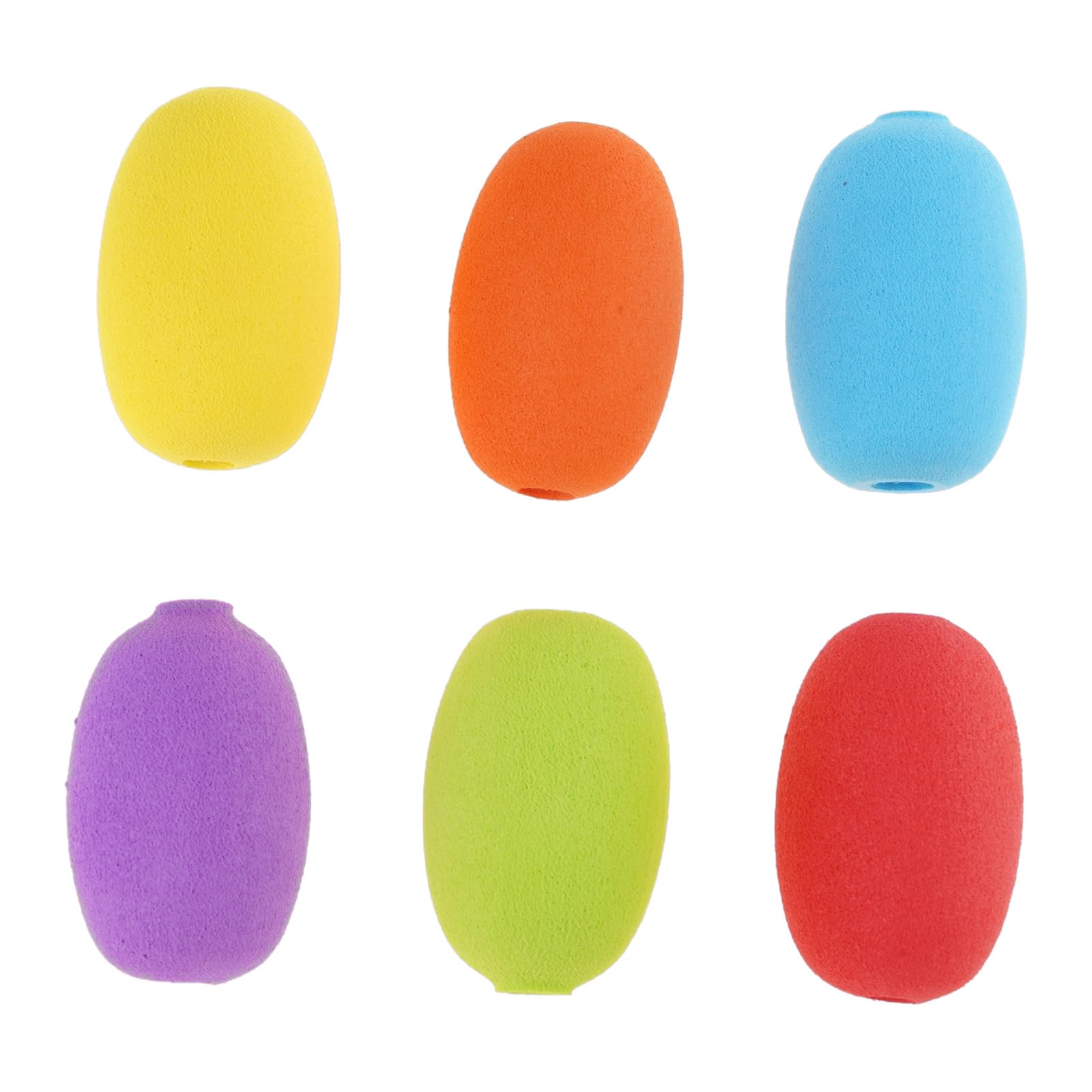 Jazuaiao 6Pcs Ergonomic Handwriting Aid Comfortable Sponge Pen Grip for Drawing Writing Sketching Foam Pencil Holder